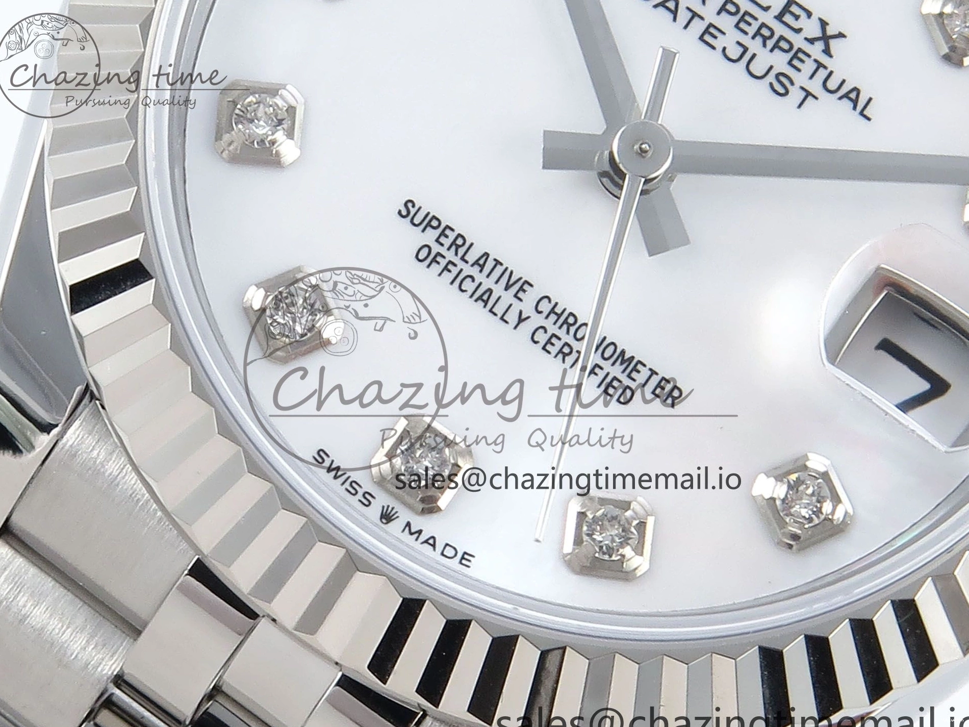 MOP 1:1 Diamonds 2688 904L SS ETA 278274 DateJust Edition Jubilee ARF Steel Dial Best on 31 Bracelet White 0413